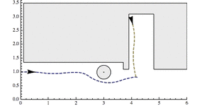 Collision with obstacle in a broken autonomous robotic ground vehicle